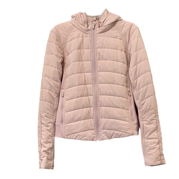 Lululemon Push Your Pace Jacket Porcelain Pink size 6 - Picture 6 of 13